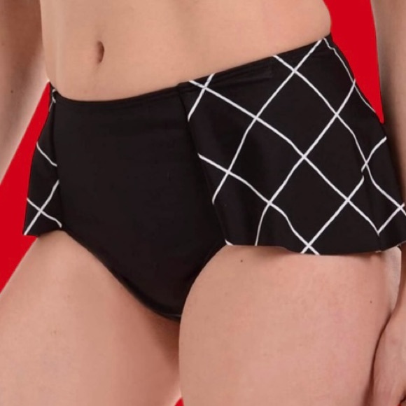 SPANX Other - 🔥SPANX! “FLIRTY” SKIRTED SWIM BOTTOM! TUMMY CONTROL! GEOMETRIC DESIGN! SLIMMING!
